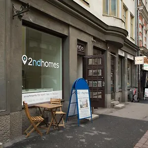 Appartamento 2ndhomes Charming 1br With Sauna In Loennrotinkatu, Helsinki